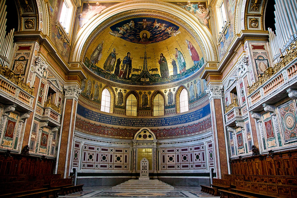 One of the halls in the San Giovanni in Laterano