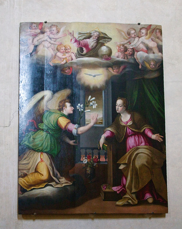 Painting inside Santa Croce