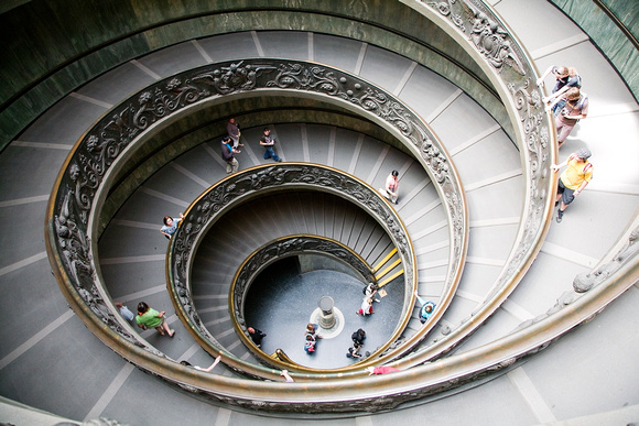 Vatican Museum’s Spiral Staircase - Top View